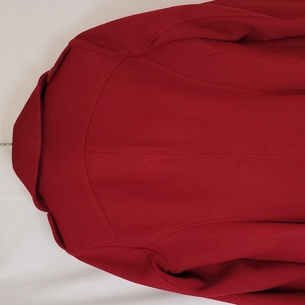 LIZ Claiborne Women's Red Double Breasted Coat - Picture 10 of 15